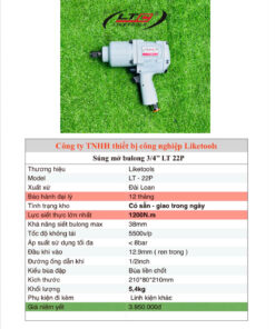 (LT - 22P) Súng bắn ốc khí nén Liketools LT - 22P