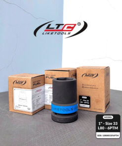ĐẦU KHẨU TUÝP LTC LIKETOOLS  1'' - SIZE 33 - L80 - 6PTM ( SERI 10800033F6PTM )